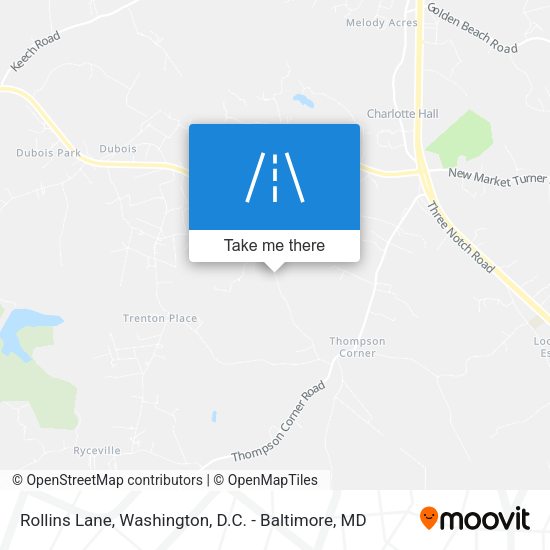 Rollins Lane map