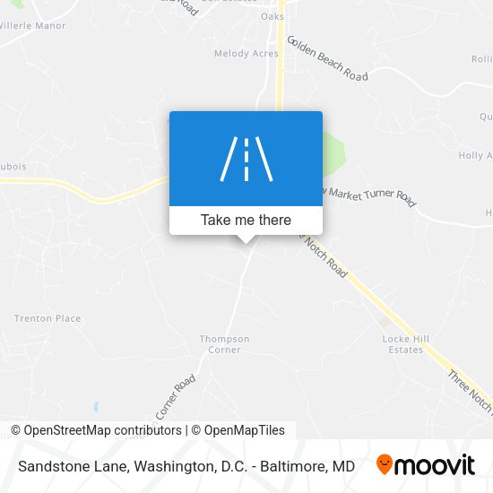 Sandstone Lane map