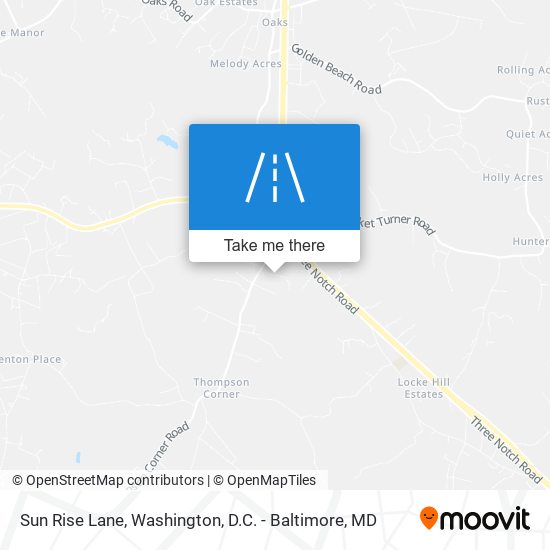 Sun Rise Lane map