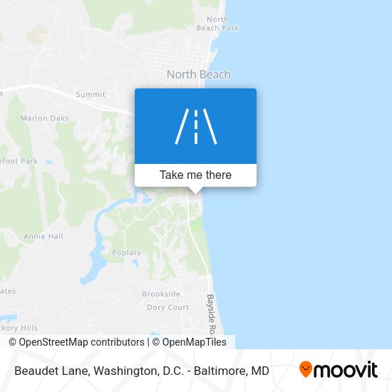 Beaudet Lane map