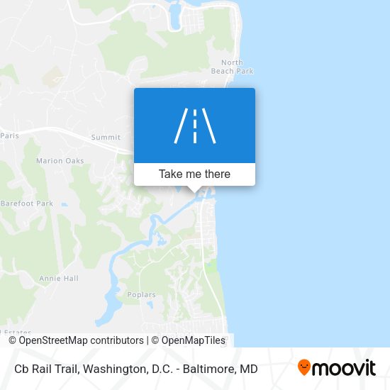 Cb Rail Trail map