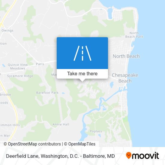 Deerfield Lane map