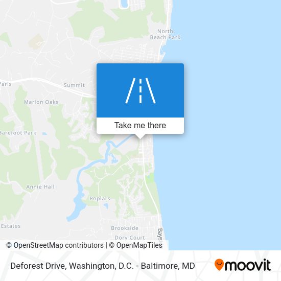 Mapa de Deforest Drive