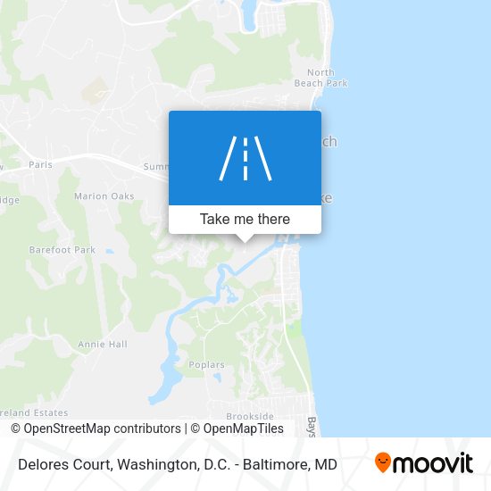Delores Court map