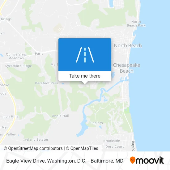Eagle View Drive map