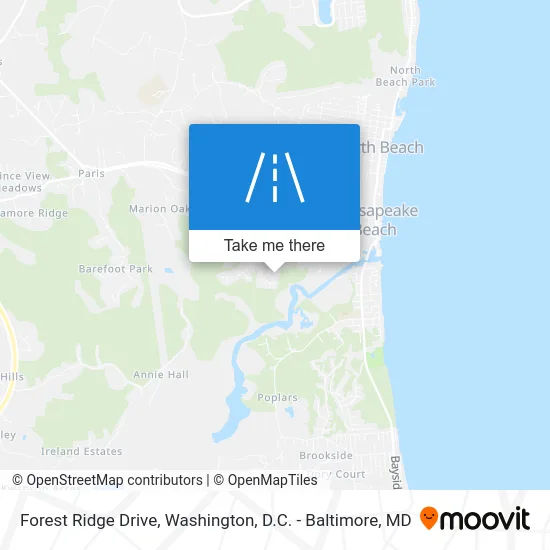 Forest Ridge Drive map