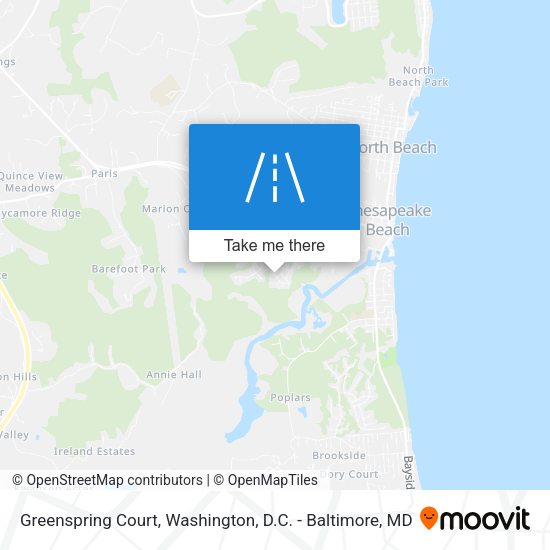 Mapa de Greenspring Court