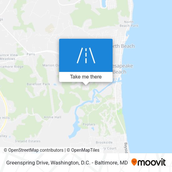 Mapa de Greenspring Drive