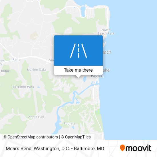 Mapa de Mears Bend