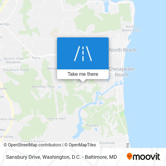 Mapa de Sansbury Drive