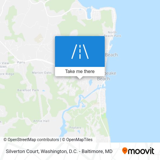 Mapa de Silverton Court