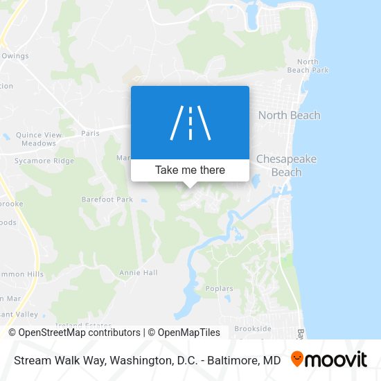 Stream Walk Way map