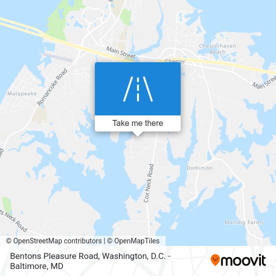 Mapa de Bentons Pleasure Road