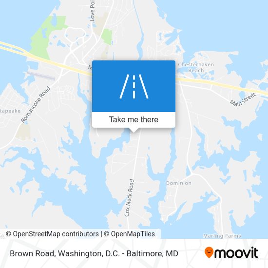 Brown Road map