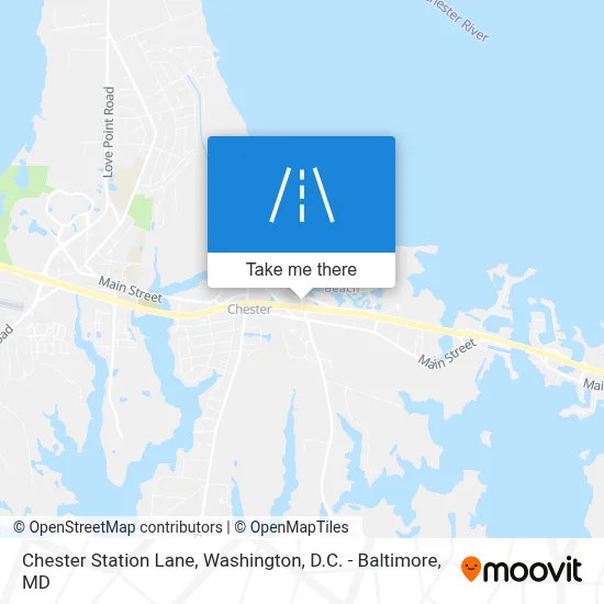 Chester Station Lane map