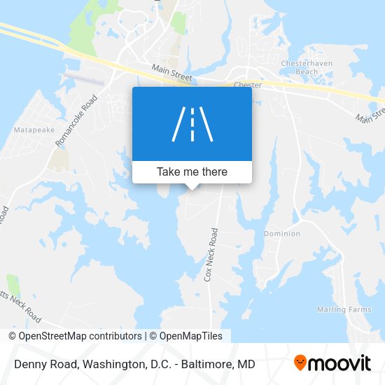 Mapa de Denny Road