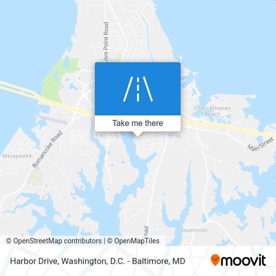 Harbor Drive map