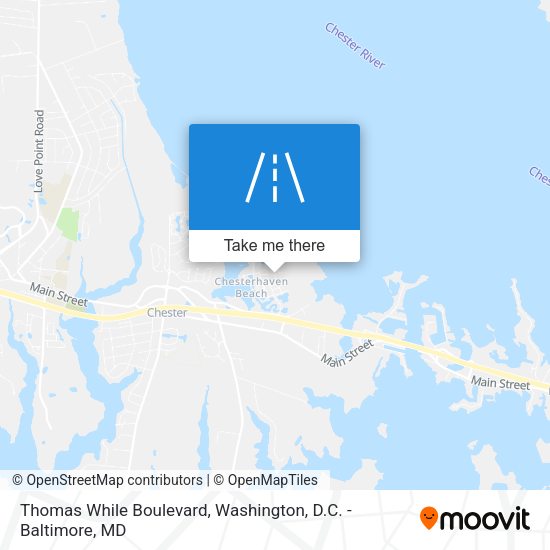 Mapa de Thomas While Boulevard