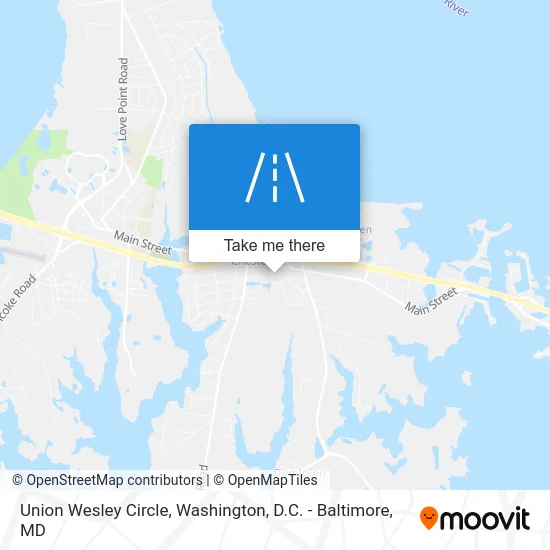 Union Wesley Circle map