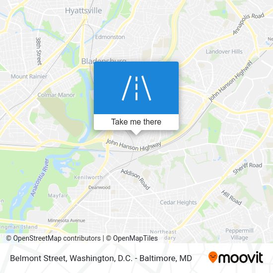 Mapa de Belmont Street
