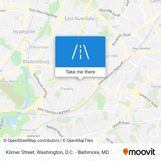 Mapa de Kilmer Street