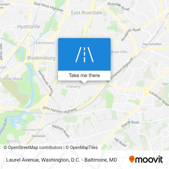 Mapa de Laurel Avenue