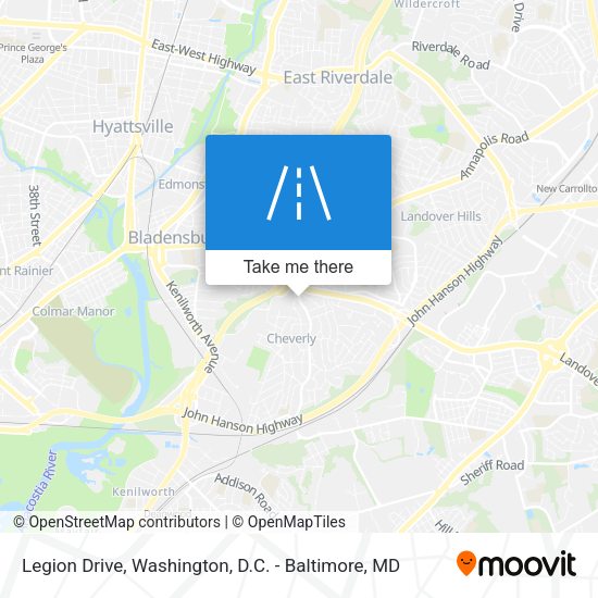 Legion Drive map