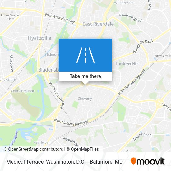 Medical Terrace map