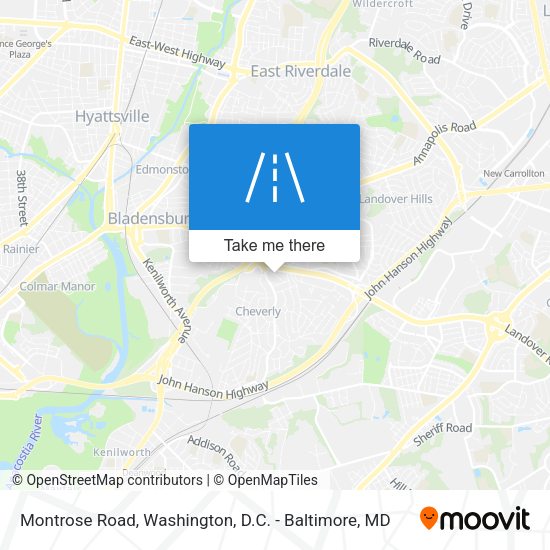 Montrose Road map