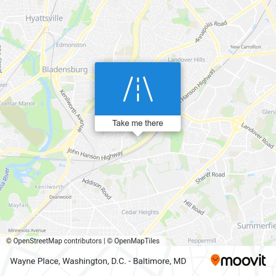 Mapa de Wayne Place