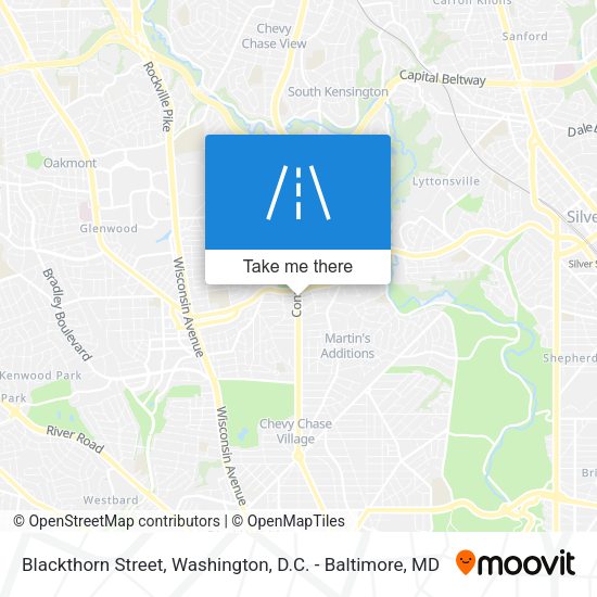 Blackthorn Street map