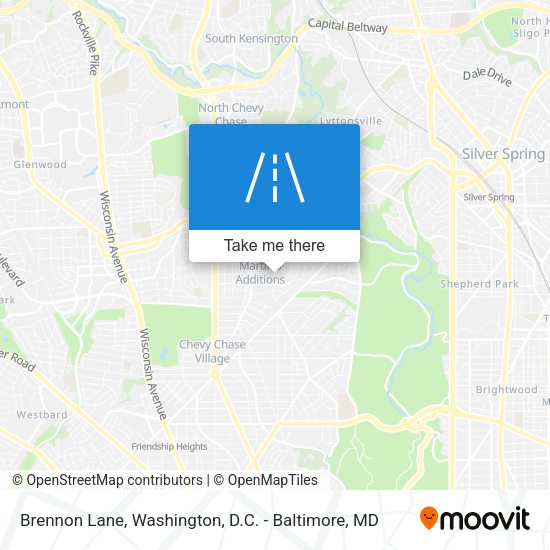 Brennon Lane map