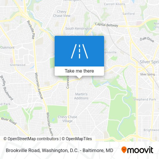 Brookville Road map
