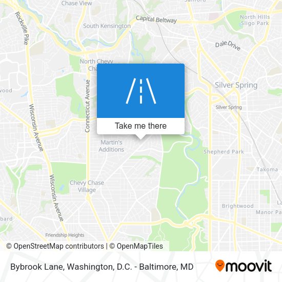 Bybrook Lane map