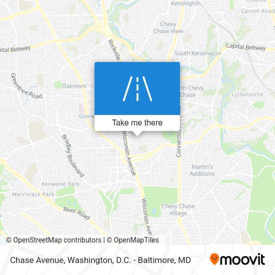 Mapa de Chase Avenue