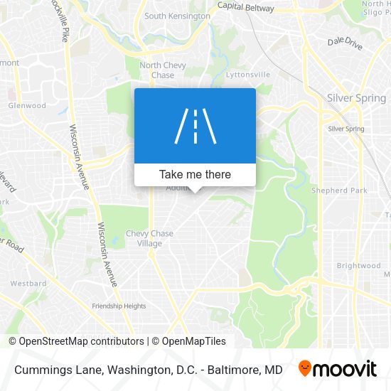 Cummings Lane map