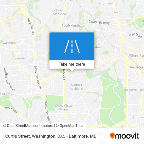 Mapa de Curtis Street