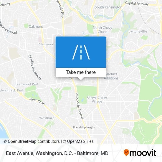 Mapa de East Avenue