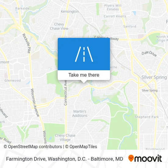 Farmington Drive map