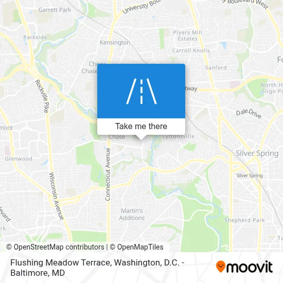 Flushing Meadow Terrace map