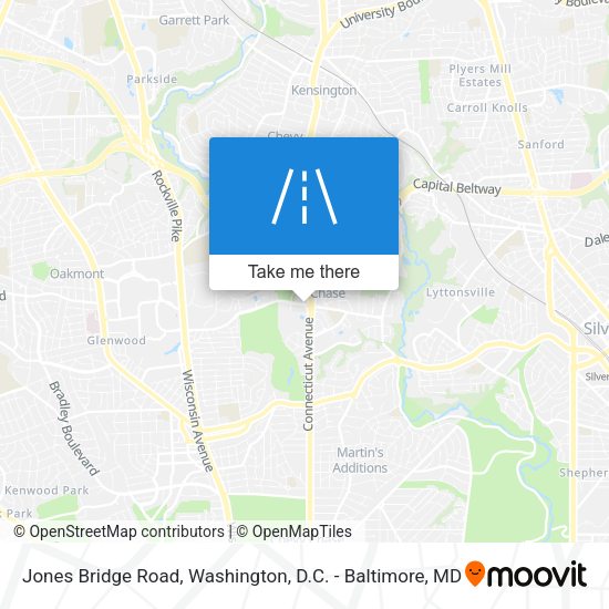 Jones Bridge Road map