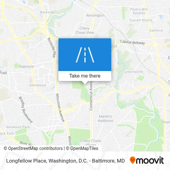 Longfellow Place map