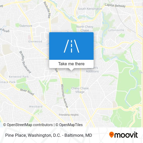 Pine Place map