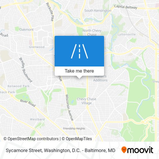 Sycamore Street map