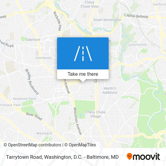 Tarrytown Road map