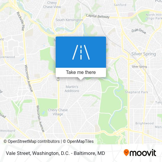 Vale Street map