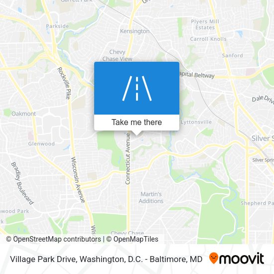 Village Park Drive map