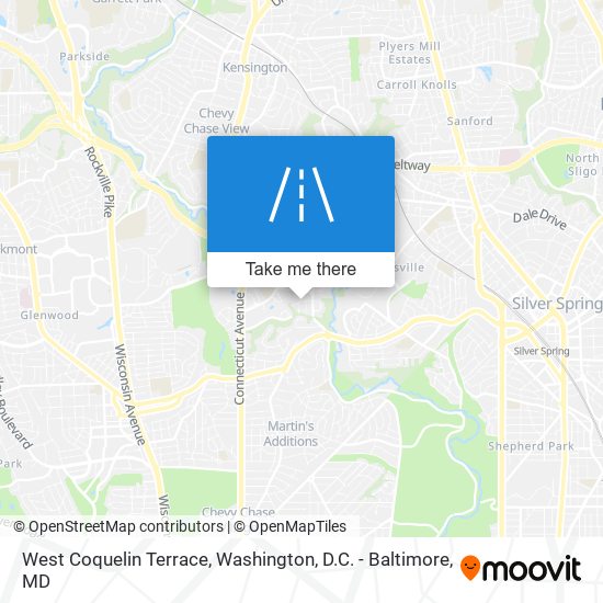 Mapa de West Coquelin Terrace