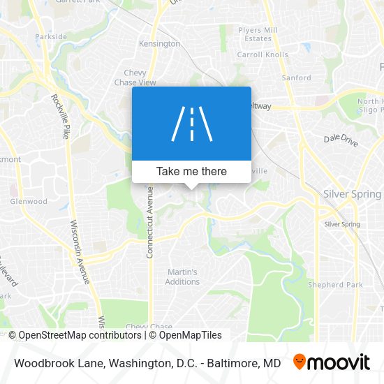 Woodbrook Lane map