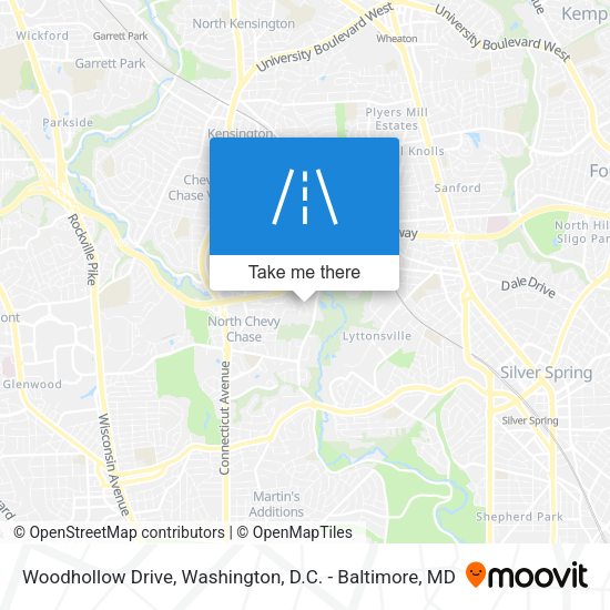 Mapa de Woodhollow Drive